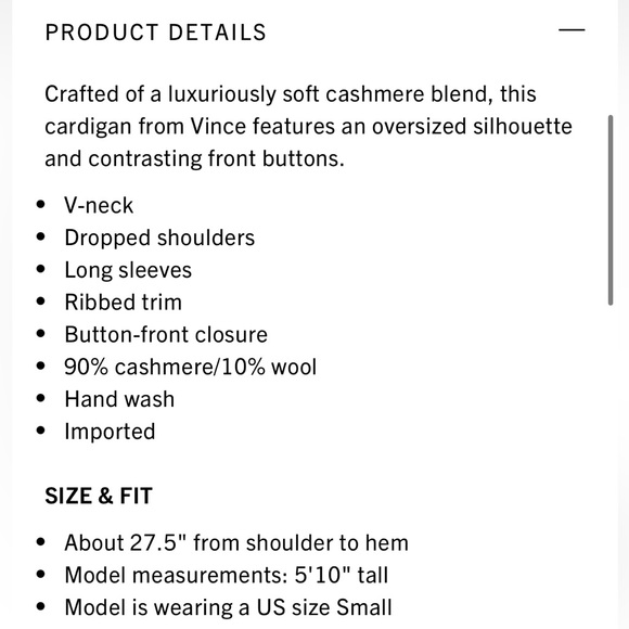 Vince Cardigan - Picture 8 of 8